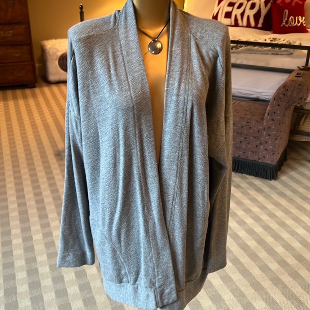 Stateside, gray cardigan, super soft size small